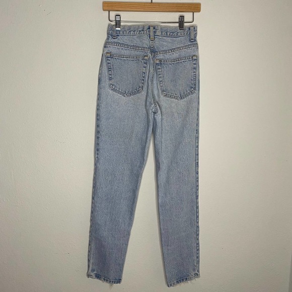 Gap Vintage Light Wash Distressed 90s Jeans Straight - Picture 6 of 8